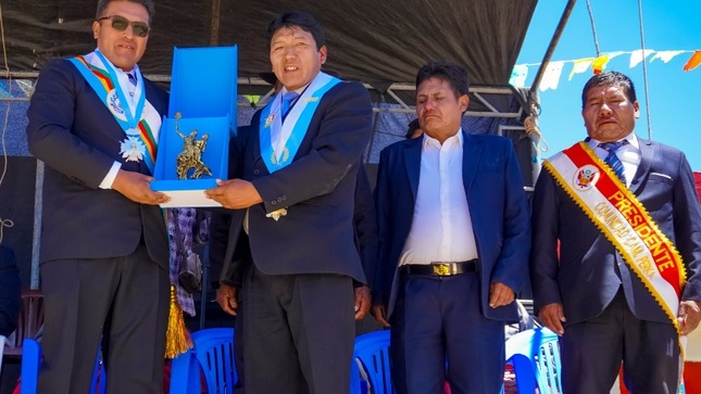 Municipalidad de Puno saluda al centro poblado de Perka por conmemorar su XXXV Aniversario de creación política