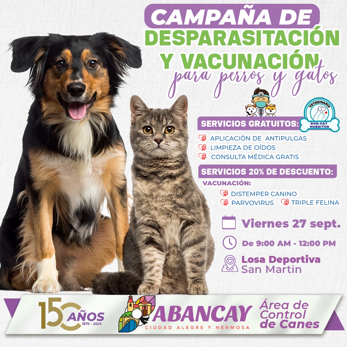 📣¡VECINO Y VECINA!💯
🐶 ¡Ven Con Tu Perro o Tú Gato! 🐱