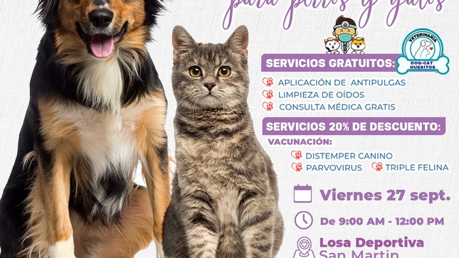 📣¡VECINO Y VECINA!💯
🐶 ¡Ven Con Tu Perro o Tú Gato! 🐱

