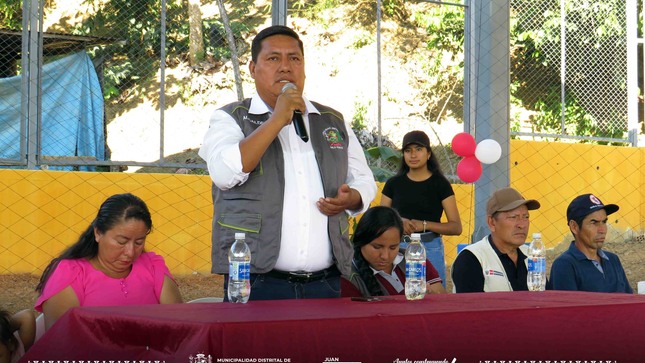 Inauguración del Gass Sintético en Nueva Betania del Distrito de Cielo Punco