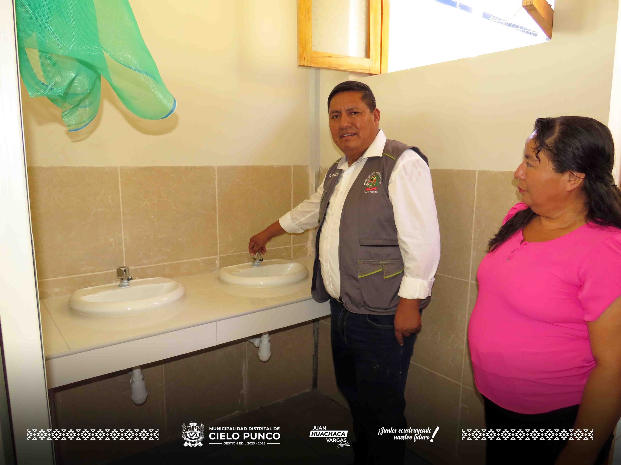 Inauguración del Gass Sintético en Nueva Betania del Distrito de Cielo Punco