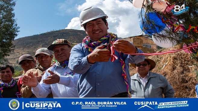 Cusipata garantiza seguridad Vial con 2 carreteras hacia 3 comunidades y la Montaรฑa de 7 colores.