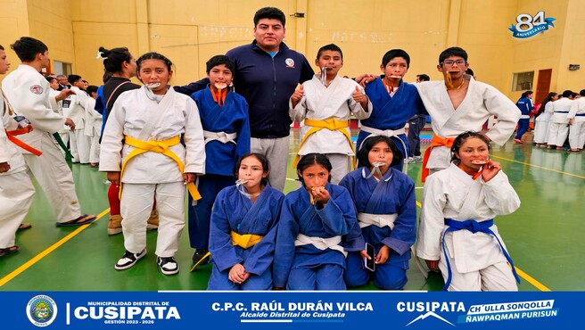 Cusipata celebra su 84 aniversario con nuevos logros en el Judo