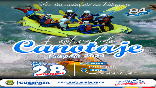 Este sΓ‘bado 28 de setiembre, sumΓ©rgete en adrenalina del Canotaje en el Rio.