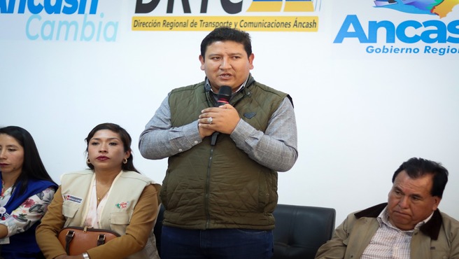 Reunión informativa sobre el proceso de mantenimiento de la Vía Conococha-Cátac-Huaraz