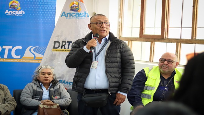 Reunión informativa sobre el proceso de mantenimiento de la Vía Conococha-Cátac-Huaraz