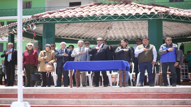 Director Regional De Transportes Y Comunicaciones participa en las Bodas De Oro de la carretera Cajamarquilla - Pampas Grande