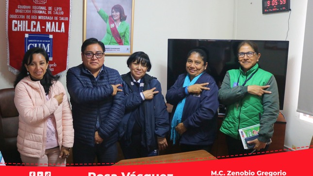 Diresa Lima supervisa el Barrido de Vacunación contra el Sarampión en la RIS Chilca Mala