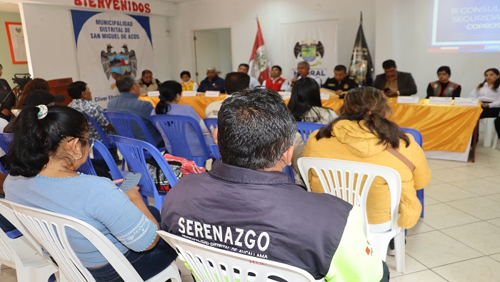 Se realiza la III Consulta de Seguridad Ciudadana de la provincia en San Miguel de Acos
