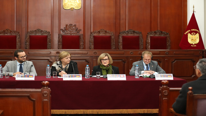En el marco de una ceremonia se inauguró el XXIX Encuentro de Tribunales, Cortes y Salas Constitucionales de América Latina del cual es anfitrión el TC de Perú