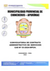 Vista preliminar de documento BASES Y ANEXOS OFICIALES DE LA CONVOCATORIA CAS N° 03-2024 MPCH