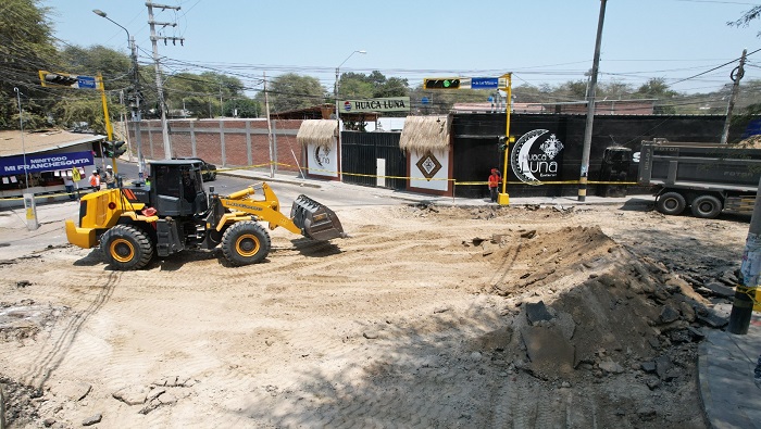Avance de obra en Av. Fortunato Chirichigno