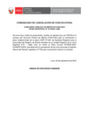 Vista preliminar de documento COMUNICADO - CANCELACIÓN DE LA CONVOCATORIA
