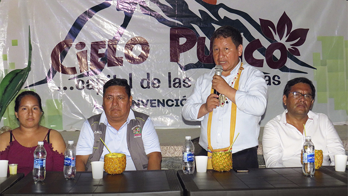 Fue la autoridad edil, quien lideró el recibimiento y solicitó al congresista brindar el apoyo durante las gestiones que se realice en la Ciudad de Lima