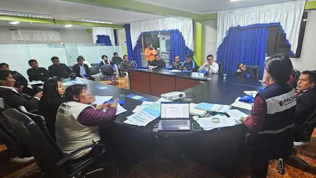 Pasco: Pronis desarrolló taller de involucrados para el proyecto del establecimiento de salud Paucartambo