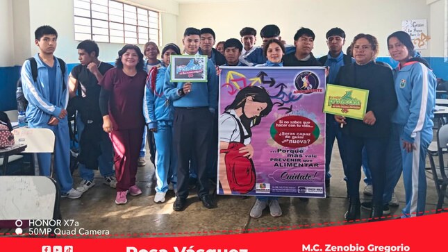 RIS Chilca Mala realiza actividades por la Semana de la Prevención del Embarazo en Adolescentes