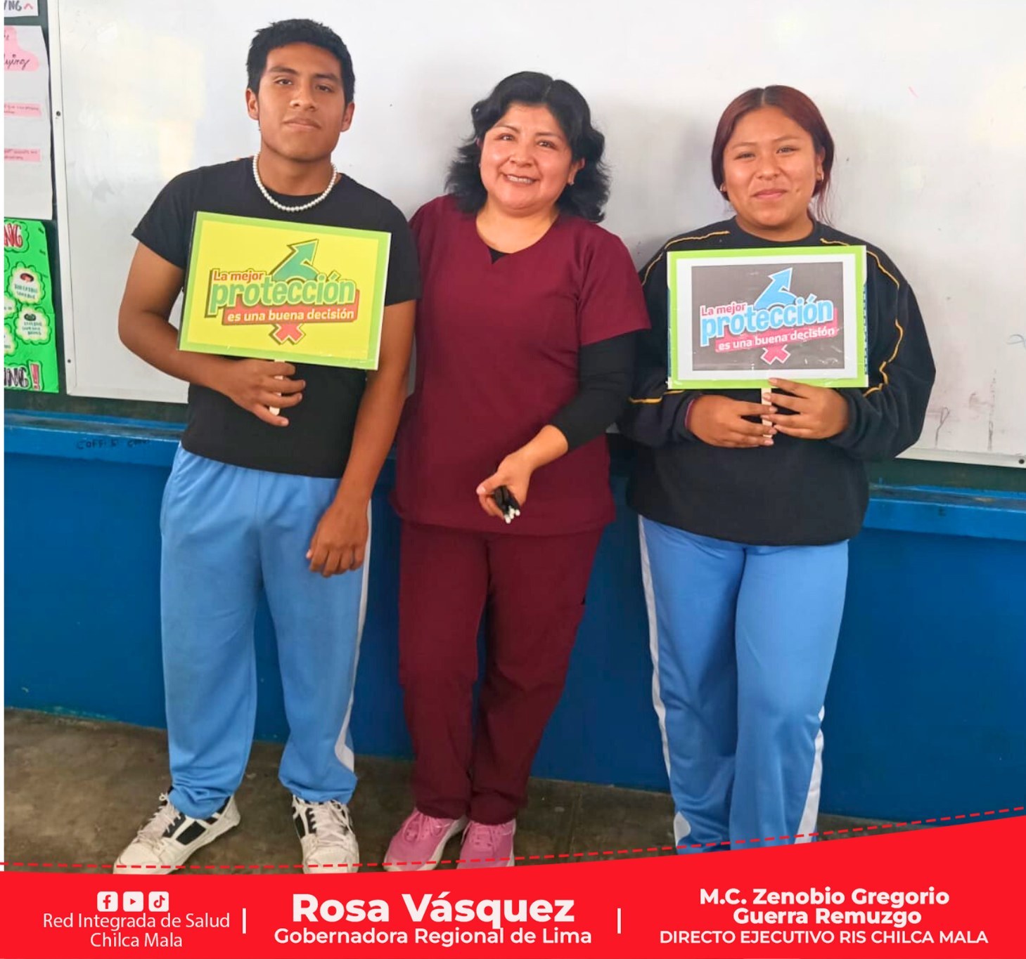 RIS Chilca Mala realiza actividades por la Semana de la Prevención del Embarazo en Adolescentes