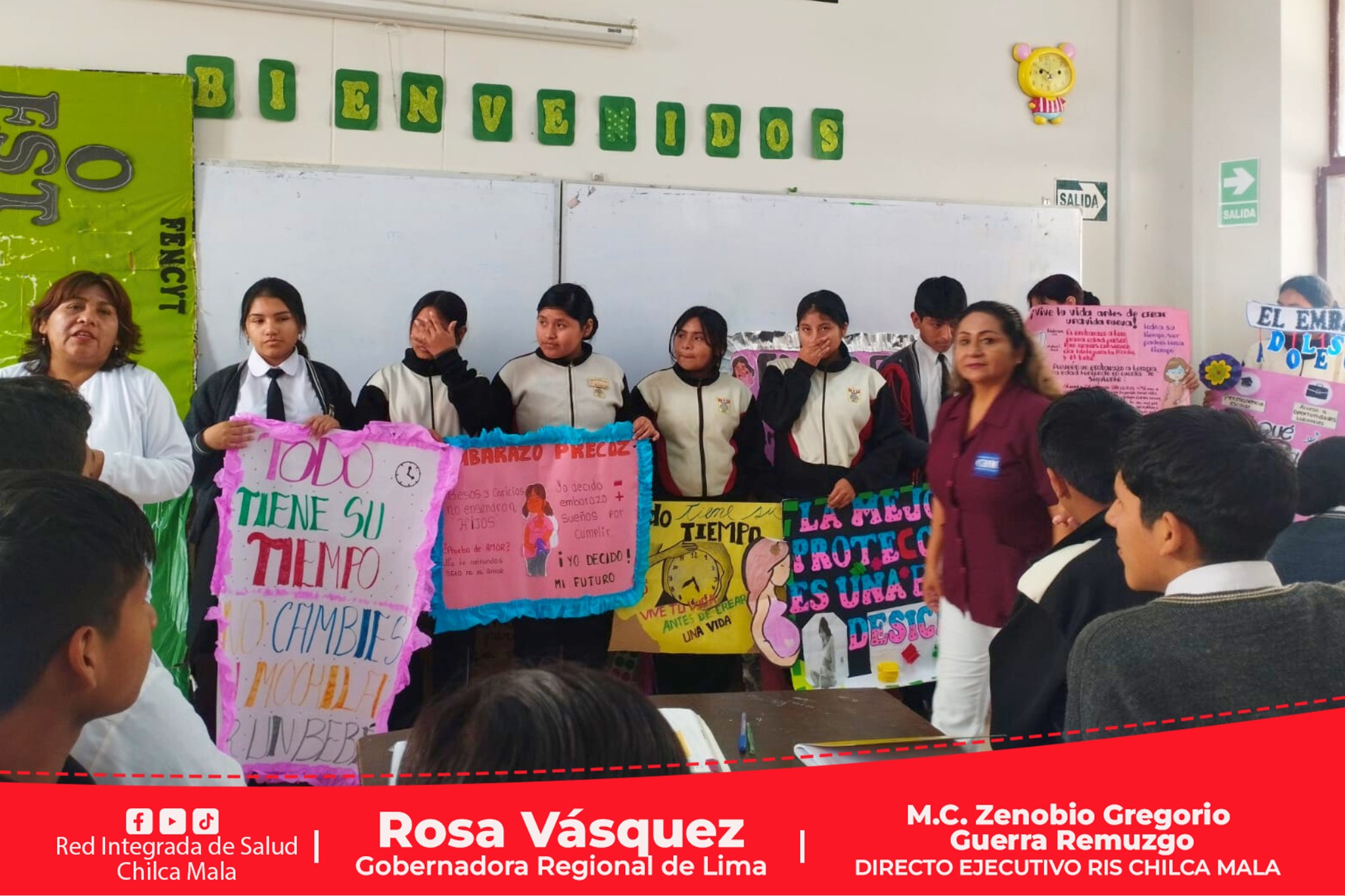 RIS Chilca Mala realiza actividades por la Semana de la Prevención del Embarazo en Adolescentes