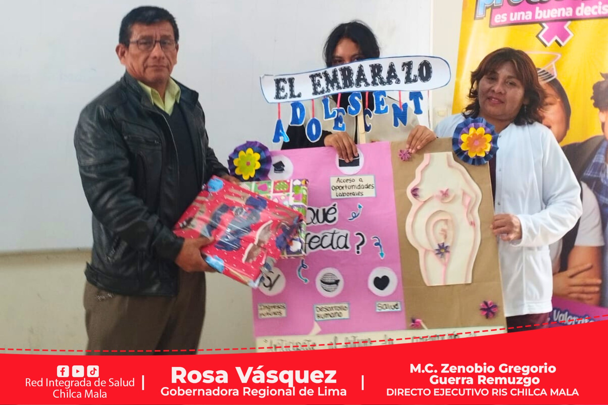 RIS Chilca Mala realiza actividades por la Semana de la Prevención del Embarazo en Adolescentes