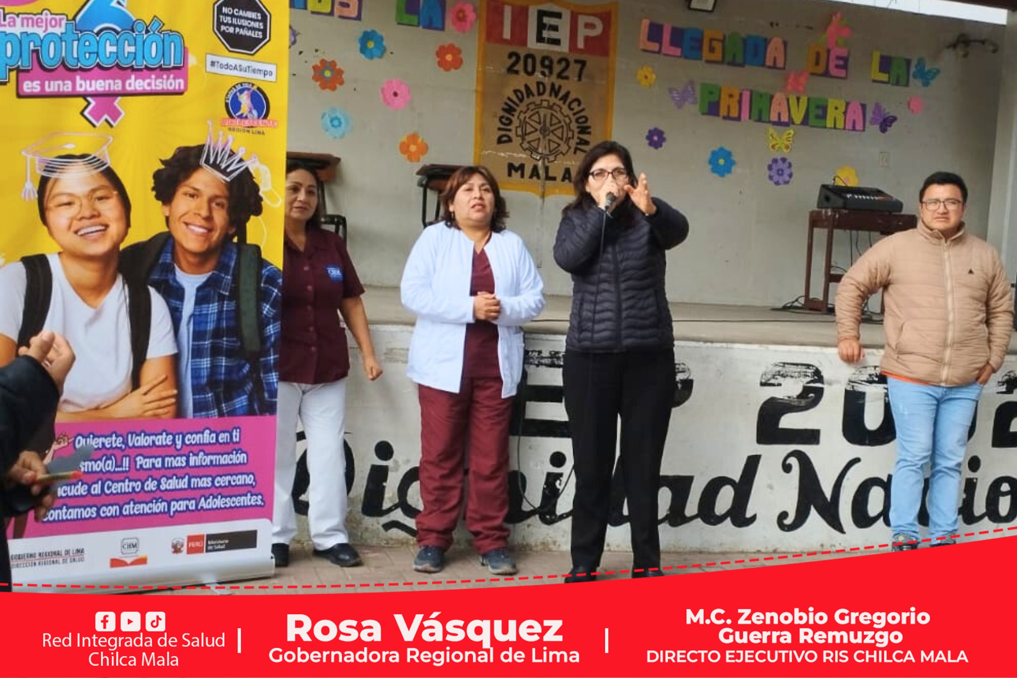RIS Chilca Mala realiza actividades por la Semana de la Prevención del Embarazo en Adolescentes