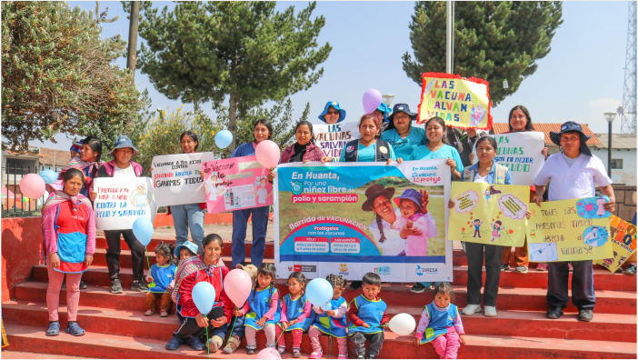 Gran Lanzamiento de la Campaña del Barrido Nacional de Vacunación contra la Sarampión y la Polio.