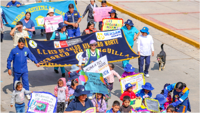 Gran Lanzamiento de la Campaña del Barrido Nacional de Vacunación contra la Sarampión y la Polio.