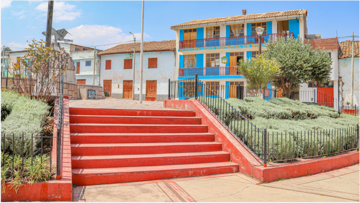Plaza principal Huamanguilla. ¡Buen inicio de semana!