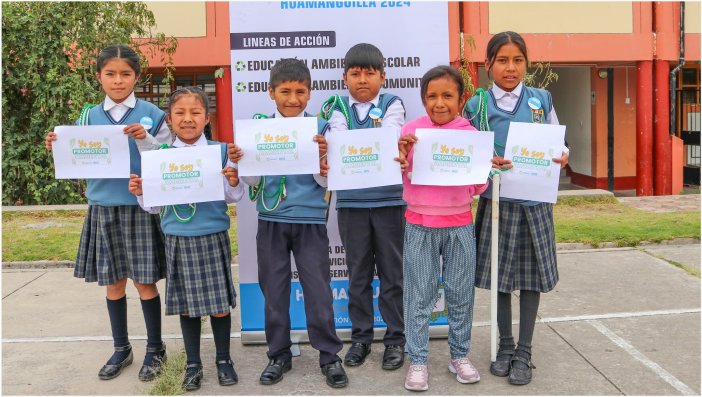 Juramentación a Promotores Ambientales en la Comunidad de La Vega.