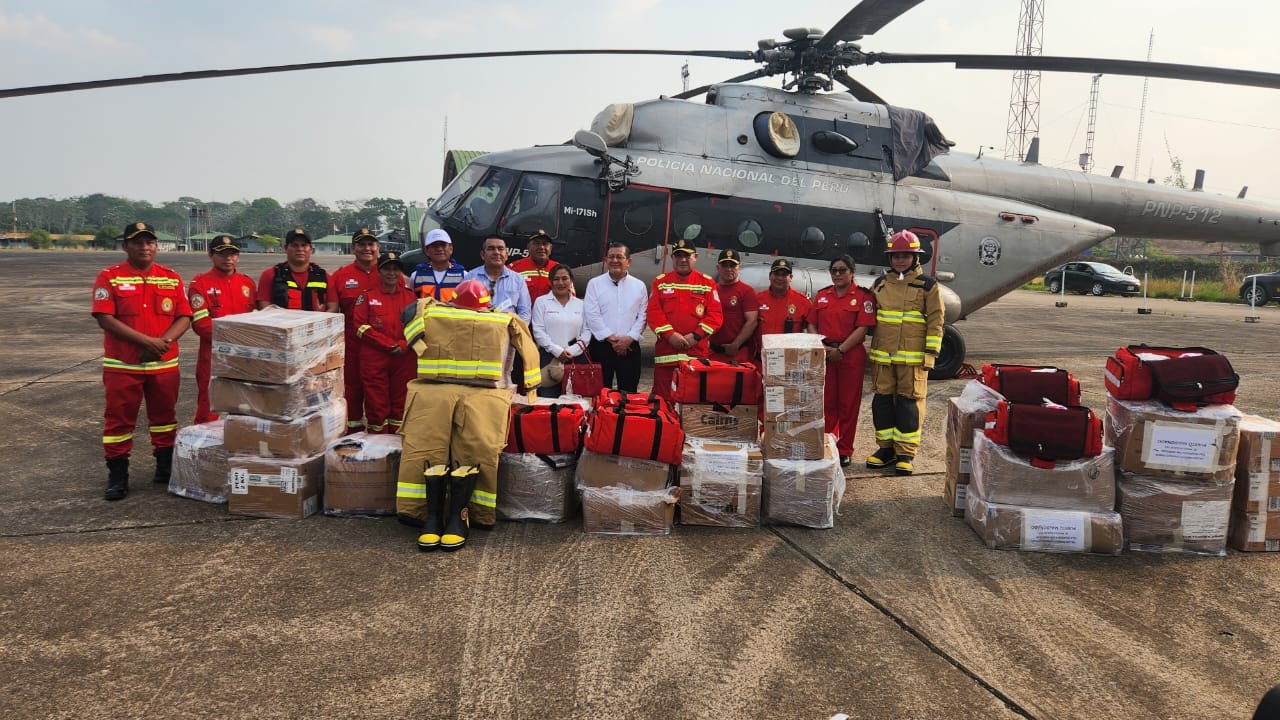 Entrega de Equipos de Protección Personal en Madre de Dios