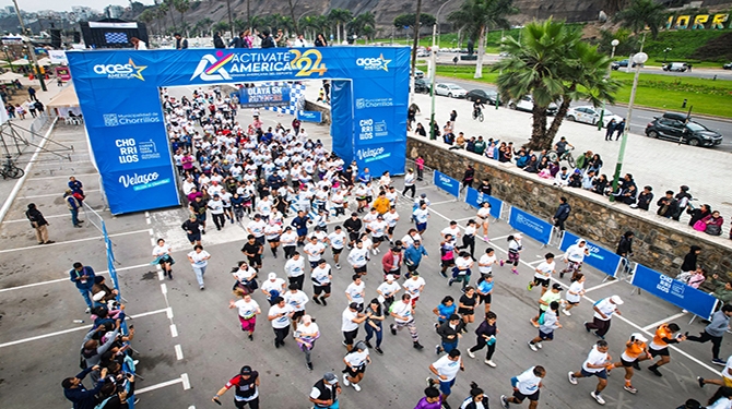 'Actívate con nosotros' por la Semana Americana del Deporte en Chorrillos