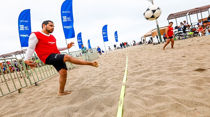 La playa Agua Dulce permitió la exhibición de múltiples deportes