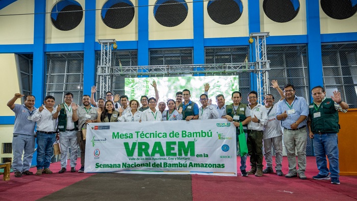 Mesa Técnica de Bambú del Vraem