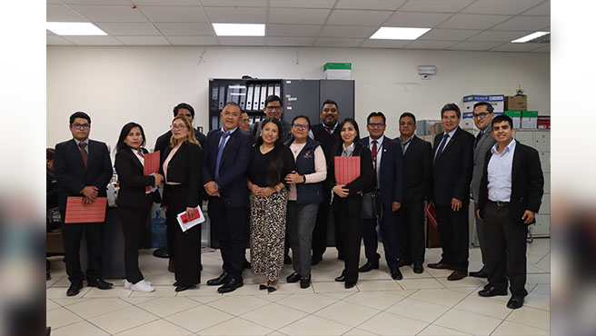 Cortes Superior de Justicia de Áncash, Huancavelica, Ayacucho, San Martín, Cajamarca y Madre de Dios, así como la Gerencia de Servicios Judiciales del Poder Judicial en Sernot Callao