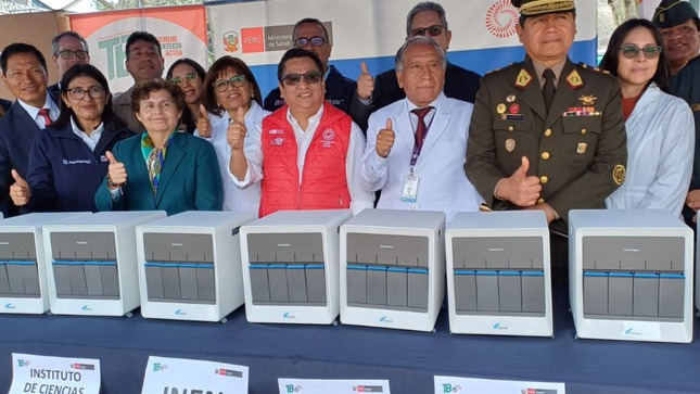 INEN recibe equipo molecular de última tecnología para reducir casos de tuberculosis