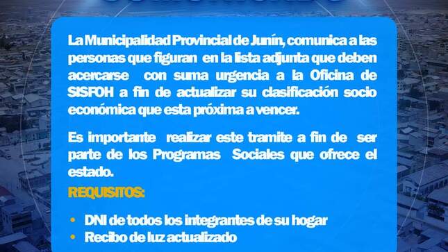 Comunicado