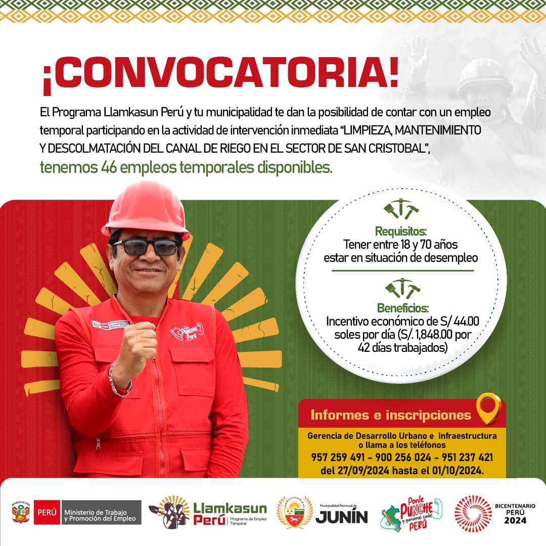 Comunicado con una persona uniformada de rojo 
