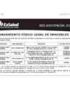 Vista preliminar de documento Saneamiento Físico Legal de Inmuebles – Red Asistencial Ica.