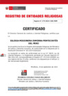 Vista preliminar de documento 179  IGLESIA MISIONERA ESMIRNA PENTECOSTES DEL PERU -CERTIFICADO - CERTIFICADO