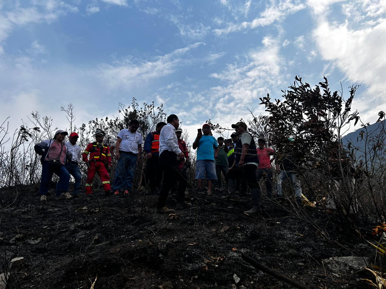 Ministro Maurate supervisa acciones de respuesta ante incendios forestales en región Junín