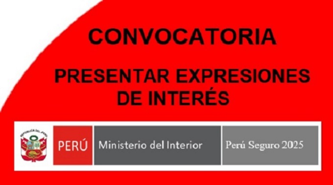 Invitación a presentar expresiones de interés - Servicio de analista de Servicios Informáticos para la Unidad Ejecutora N°037: PERÚ SEGURO 2025