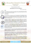Vista preliminar de documento RESOLUCION DE ALCALDIA N° 061-A-2020-MDC-ALC