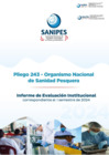 Vista preliminar de documento Informe de evaluación institucional del Organismo Nacional de Sanidad Pesquera - I Semestre 2024