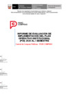 Vista preliminar de documento Informe de Evaluación de Implementación POI 2024 al I Semestre