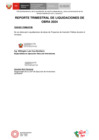 Vista preliminar de documento Liquidación de obra- III Trimestre 2024