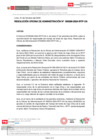 Vista preliminar de documento Resolución de Oficina de Administración N° 000269-2024-OA