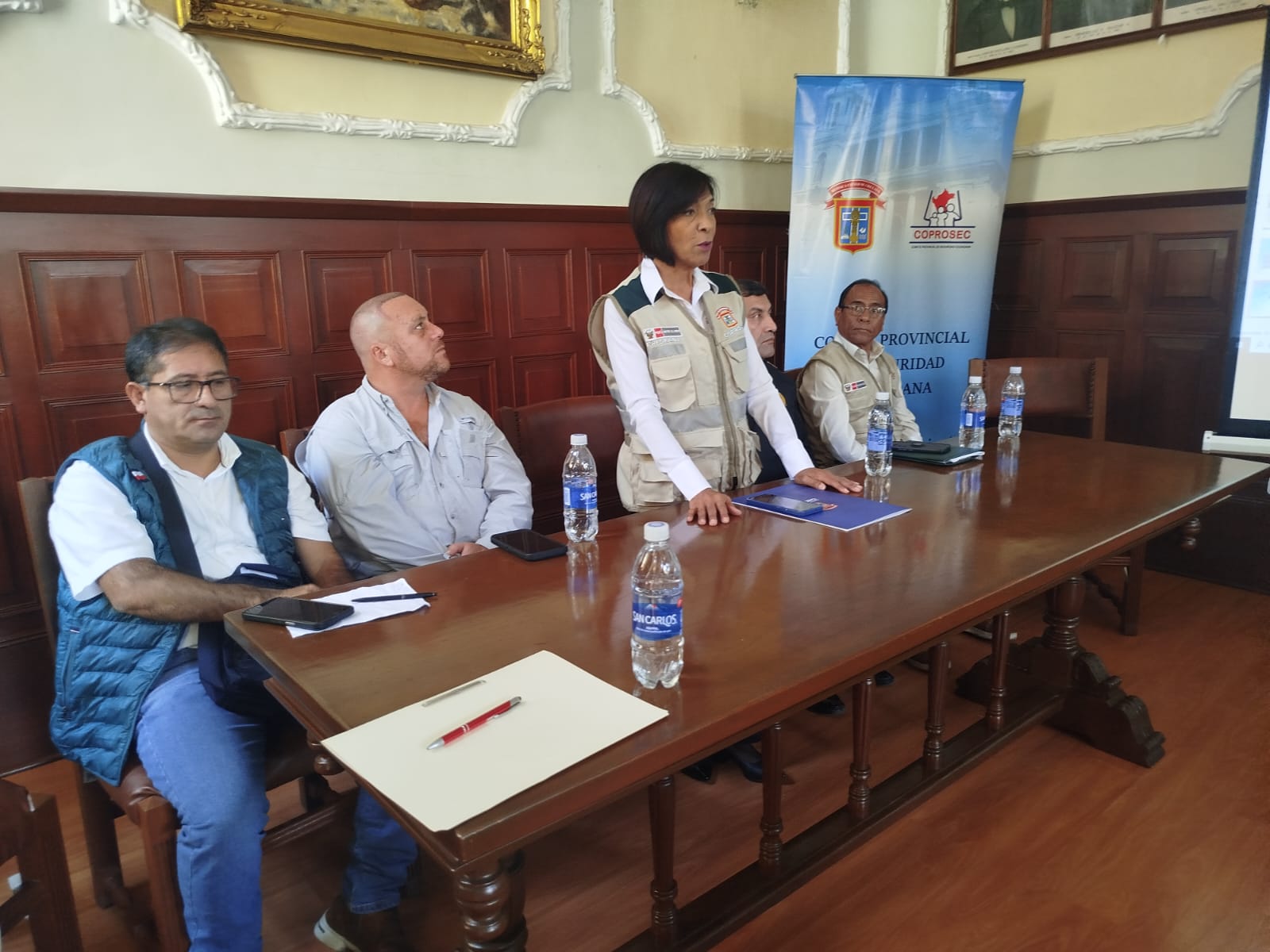 mesa directiva del Coprosec