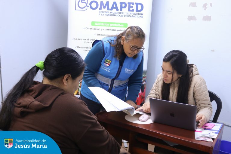 Nuestros beneficiarios de la Oficina Municipal de Atención a las Personas con Discapacidad (OMAPED) de Jesús María, recibieron una evaluación y orientación nutricional para una correcta alimentación. 
Seguimos avanzando hacia una comunidad inclusiva, con servicios que mejoran la calidad de vida de todos