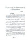 Vista preliminar de documento Resolución de la Subsecretaría de Administración N° 0218-2007-RE
