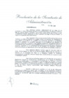 Vista preliminar de documento Resolución de la Subsecretaría de Administración N° 0085-2007-RE