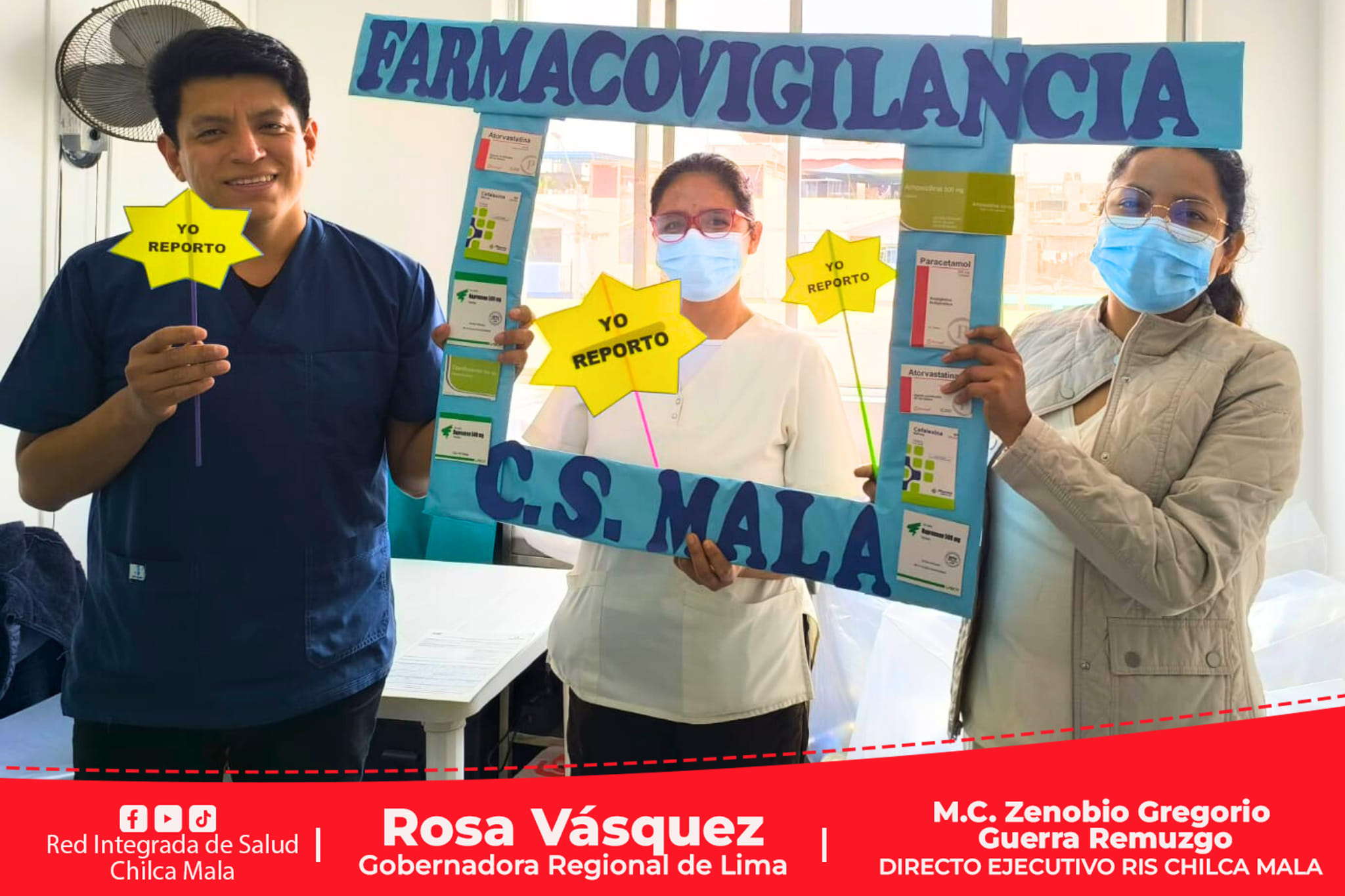 RIS Chilca Mala: VI Campaña Nacional de Farmacovigilancia y Tecnovigilancia convocada por la DIGEMID